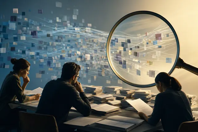 AI-generated illustration representing AI agents and cybersecurity boundaries