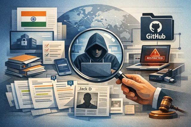 A conceptual image representing the Bitchat app, Bluetooth mesh networking, and the Indian government's legal takedown order against Jack Dorsey's decentralized messaging platform.