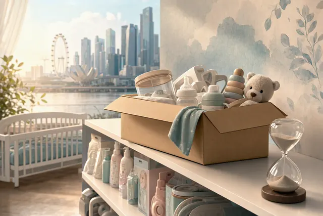 Illustration accompanying the story of Singapore baby-care brand Tollyjoy’s wind-down