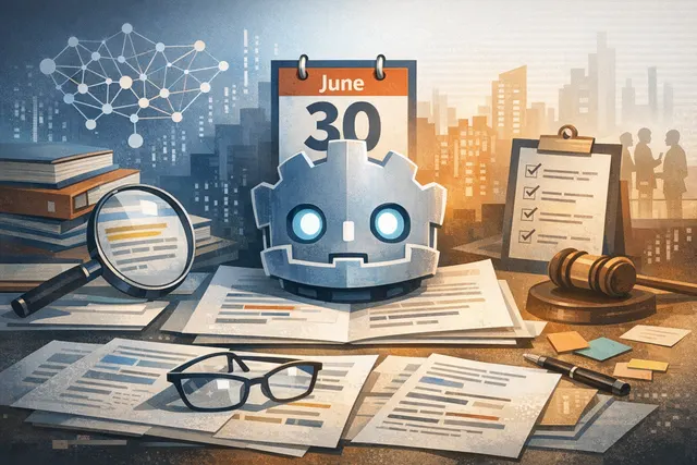 Godot Engine logo and code on a screen, with a red 'X' over an AI icon symbolizing the ban on AI-generated contributions.