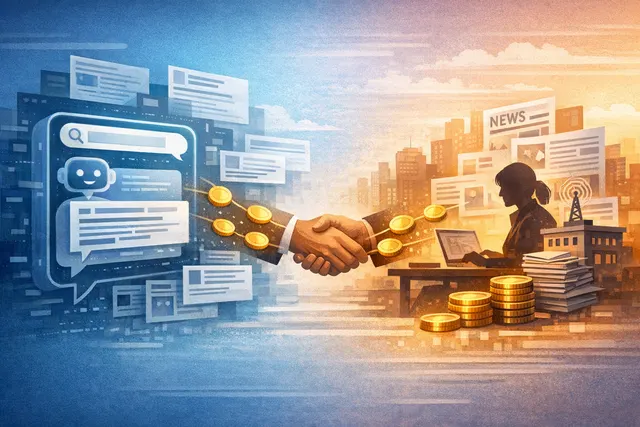 What is OpenAI's stance on sharing ad revenue with publishers whose content appears in ChatGPT search results, how does the company define t