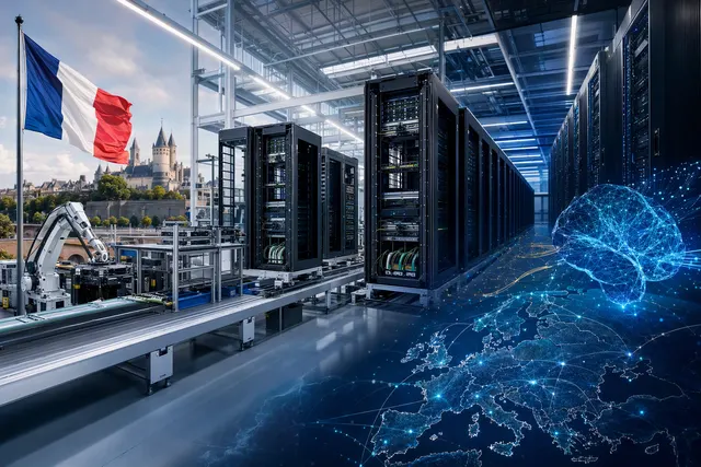 How is state owned French supercomputer maker Bull expanding production at its Angers factory to support Europe’s AI and computing ambitions