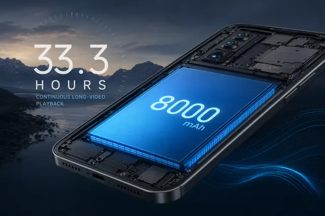 Xiaomi 17 Max smartphone concept highlighting massive battery endurance