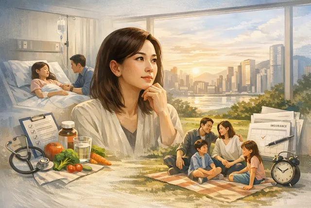 Former actress and LoCoFarms co-founder Nicola Cheung in a natural setting, representing her philosophy of proactive health, preventive care, and sustainable living.