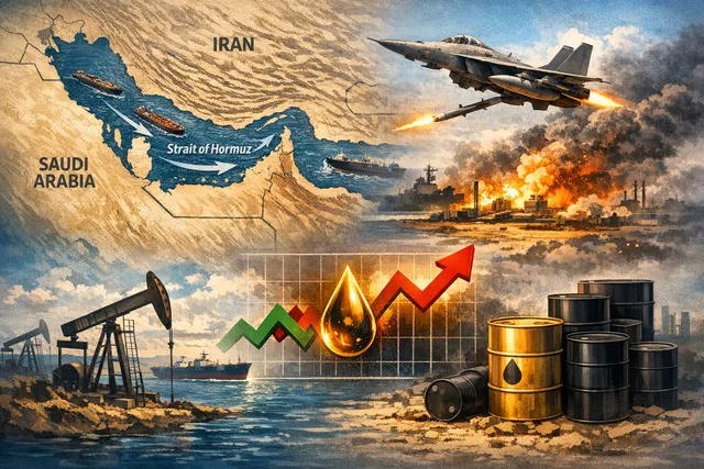 How are the renewed U.S. strikes on Iranian military sites impacting oil prices, what is the status of the Strait of Hormuz and the stalled