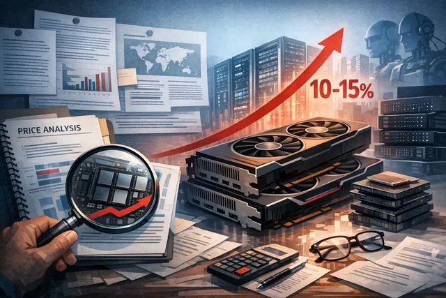 AMD Radeon RX 9000 series GPU price increase timeline and VRAM shortage chart
