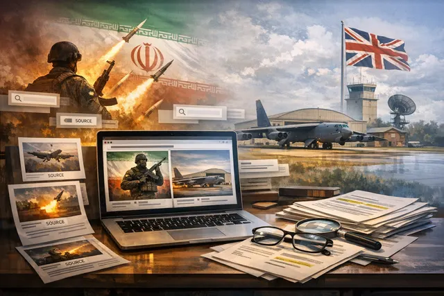 Search & fact check with cited sources for What prompted Iran's IRGC to declare British military bases like RAF Fairford "legitimate targets