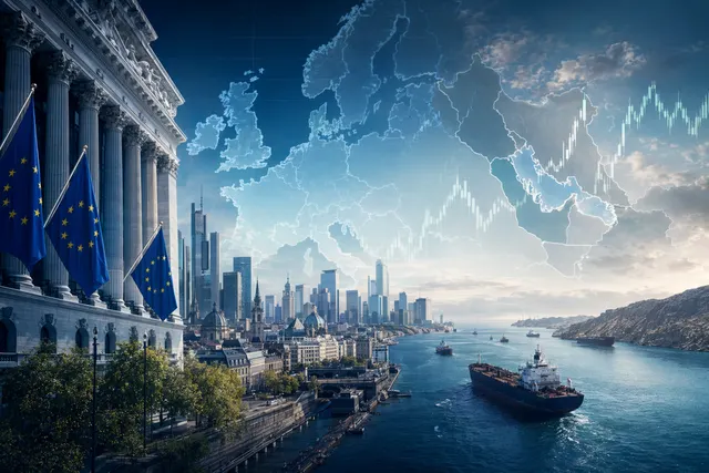 European stock market performance during U.S.–Iran tensions and Strait of Hormuz disruptions