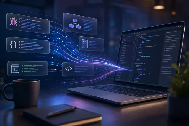 Editorial illustration for an article about MiniMax’s M3.1-Flash-Preview coding model