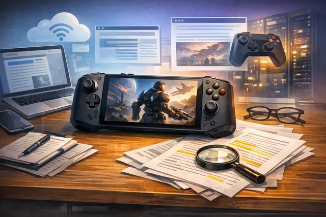 Lenovo Legion C700 cloud gaming handheld teased in white with asymmetric controller layout and Tencent START branding