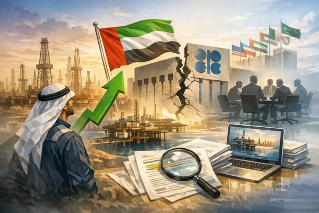 Search & fact check with cited sources for What key developments followed the UAE's withdrawal from OPEC and OPEC+ on May 1, including its c