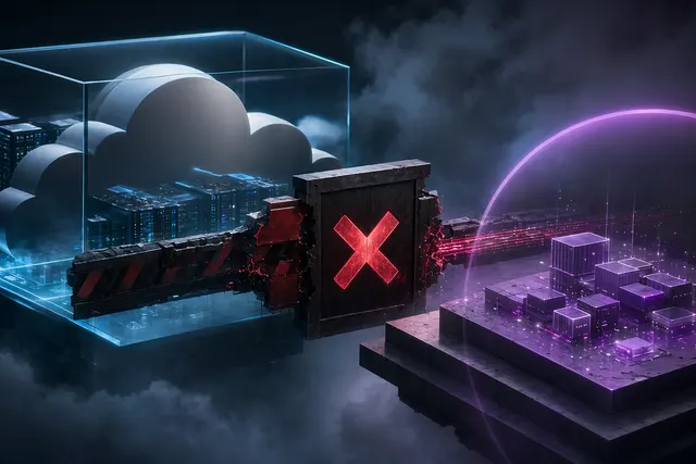 Illustration of a cloud platform outage caused by a restricted cloud account affecting infrastructure services