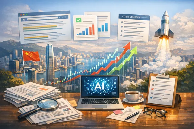 Abstract AI-generated image of a glowing circuit board with a stock market chart overlay, representing the intersection of AI model releases and semiconductor market movements in m