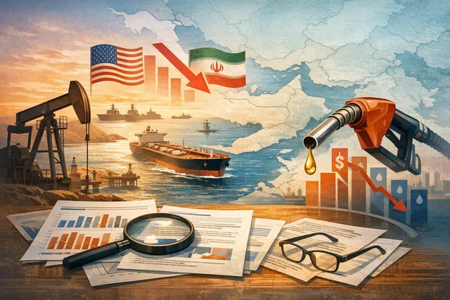 Aerial view of oil tankers navigating the Strait of Hormuz, the critical maritime chokepoint whose reopening after the US-Iran deal triggered a fuel price collapse across Asia