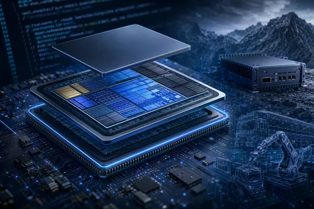 Concept image representing Intel Panther Lake R processor discovered via Linux kernel patch
