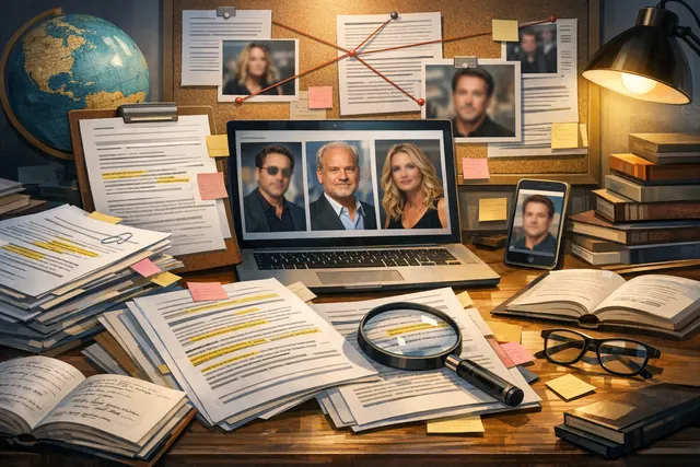 AI-generated editorial hero image for the return of original X-Men trilogy actors in Avengers: Doomsday, featuring Robert Downey Jr., Kelsey Grammer, and Rebecca Romijn.
