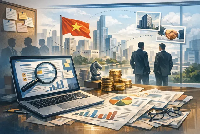 Search & fact-check with cited sources for Which private equity and strategic investors are bidding for a stake in Vietnamese fintech firm M