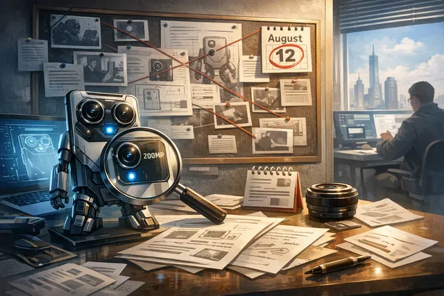 Honor Robot Phone with motorized gimbal camera arm extended, showing 200MP camera system and titanium alloy design