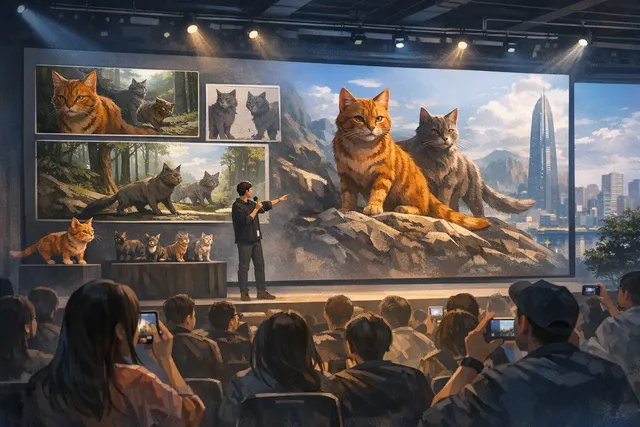 CG-style Rusty character from the upcoming Warrior Cats animated series