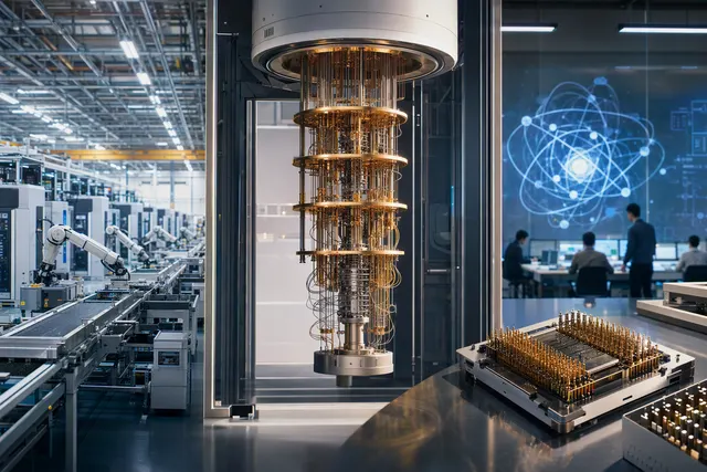 Illustrative image accompanying Foxconn’s quantum-computer manufacturing ambition.