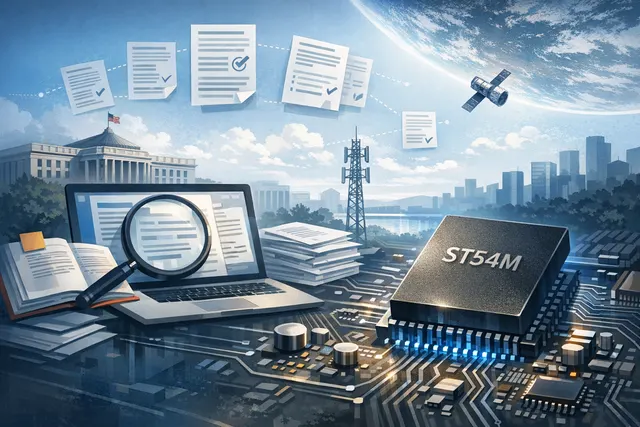 STMicroelectronics ST54M chip with post-quantum cryptography hardware accelerator