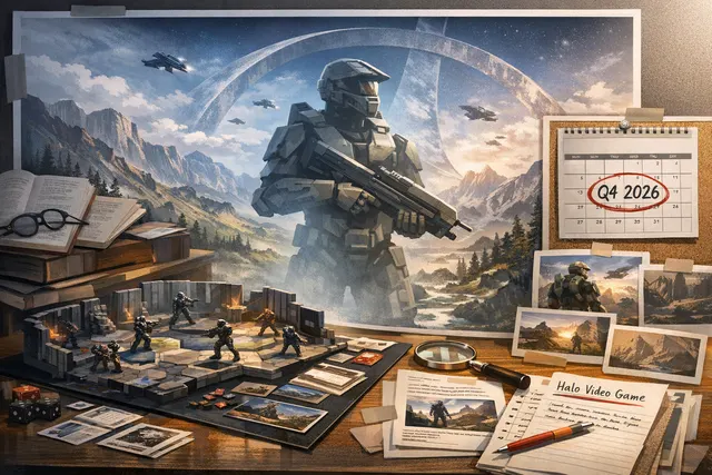 AI-generated concept image for Halo: Campaign Evolved — The Board Game article