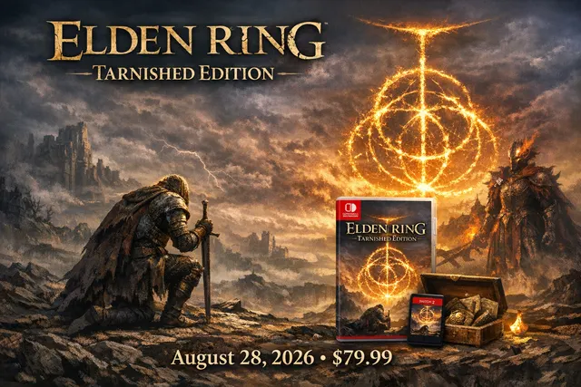 Elden Ring Tarnished Edition hero and the spectral steed Torrent on Nintendo Switch 2