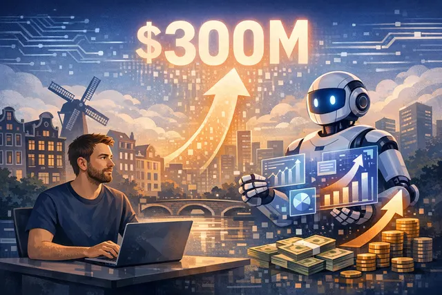 Abstract illustration of a digital payroll platform with AI-powered data connections and global workforce nodes