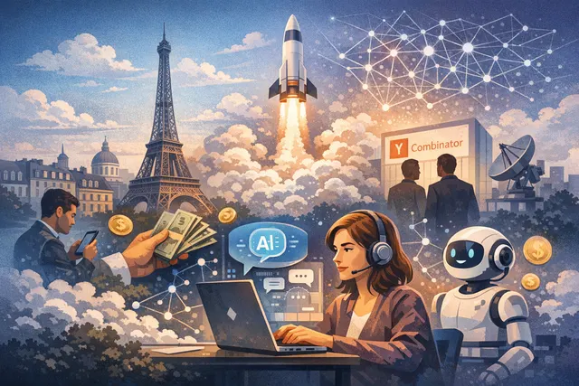 AI-generated hero image representing Upstream's AI-native inbox platform for human and agent collaboration