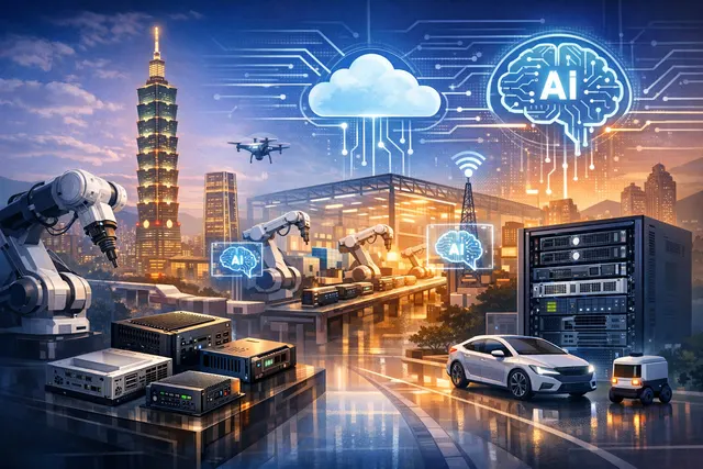 Edge AI hardware and deployment visual for Computex 2026 trends