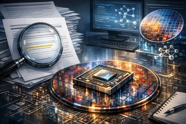 Conceptual illustration of IBM's 0.7nm NanoStack sub-1nm chip technology with a 3D stacked transistor architecture