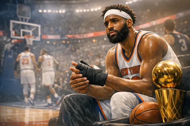 Mitchell Robinson injury impact on Knicks NBA Finals lineup