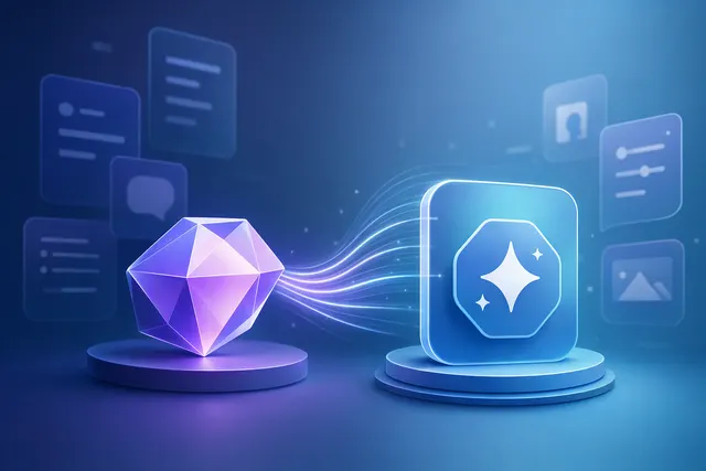 Illustration representing Gemini Gems transitioning to reusable skills