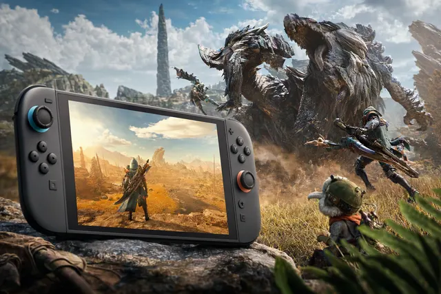 Illustrative artwork for the Monster Hunter Wilds Nintendo Switch 2 Prologue Demo