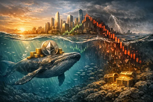 Ethereum whale $188 million sell high buy low trade during June 2026 crypto crash