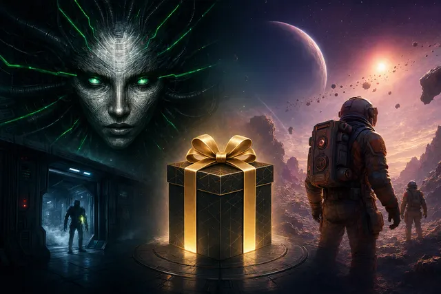 Editorial illustration for the Epic Games Store’s October 2026 free PC game giveaway
