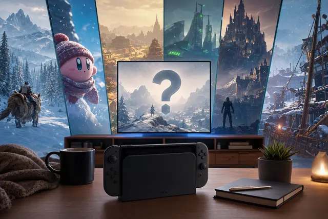 Nintendo Switch 2 winter games showcase illustration