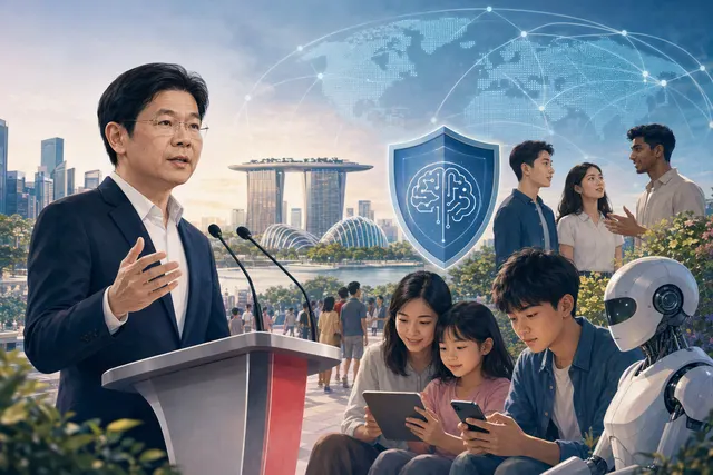 Illustrative image representing safeguards for autonomous AI and young people’s social-media use