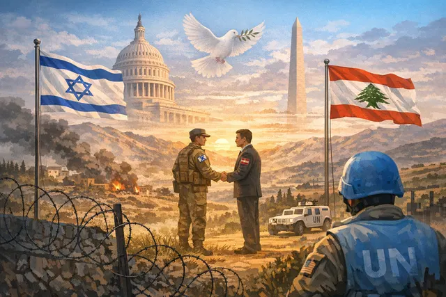 Diplomatic negotiations between Israel and Lebanon mediated by the United States in Washington, June 2026