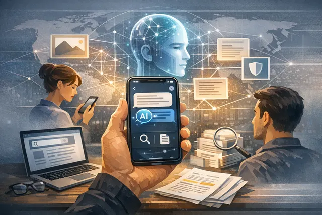 Meta AI chatbot interface inside Threads direct messages on a smartphone screen