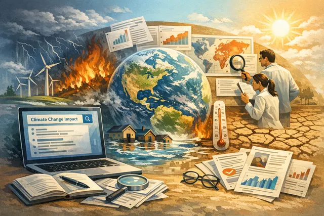 Conceptual image showing a cracked, parched landscape under a blazing sun, symbolizing the extreme heatwave across Europe.