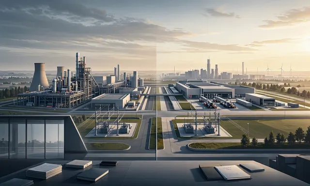 Industrial gas turbine equipment illustrating Siemens Energy’s planned Transformation of Industry carve-out under the Omterra name