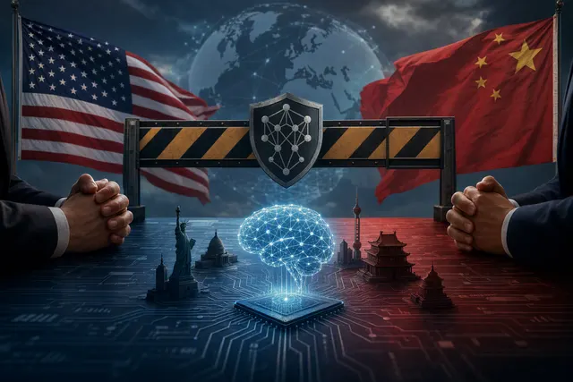 How did President Donald Trump’s rejection of new AI guardrails ahead of his summit with Chinese President Xi Jinping—his stated preference