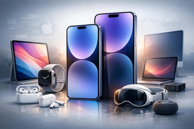Concept art of the iPhone 18 Pro with a shrunken Dynamic Island and a foldable iPhone, representing the two most credible Apple rumors for fall 2026