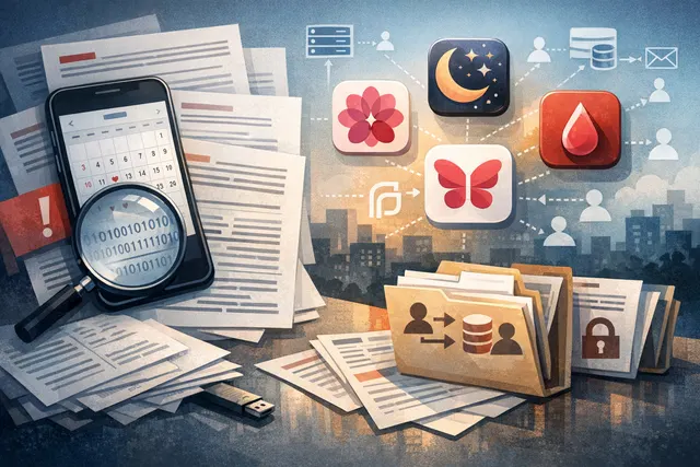 Mozilla Foundation's 2026 Nothing Personal research tested six period tracking apps including Stardust and Euki for data-sharing practices