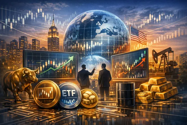 Conceptual visualization of Ondo Finance's Ondo Perps platform launching on June 9, showing tokenized U.S. stocks and commodities being used as collateral for leveraged trading