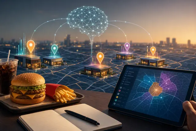 How does McDonald’s use AI to recommend restaurant specific menu prices based on transaction data, local customers’ willingness to pay, comp