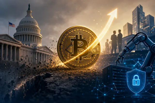 How did Bitcoin rise above $84,000–$85,000 to an eight month high on September 21, 2026, after earlier falling below $75,000 amid the Senate