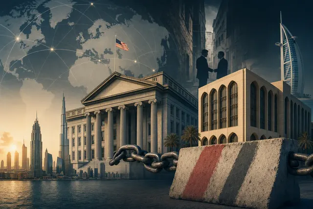 Illustration of U.S. dollar banking restrictions and Banque Misr’s UAE operations