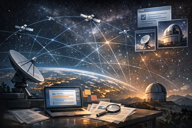 Starlink satellite constellation over Earth, representing global 10 Gbps symmetric internet coverage